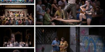 différentes vues de l'opérette La périchole d'offenbach par Pelly et Minkowski