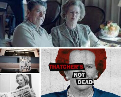 différentes images du documentaire tatcher's not dead