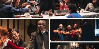 photos extraites du spectacle Le dîner chez les Français de Valéry Giscard d’Estaing