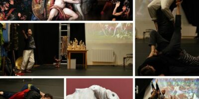 photos des répétitions du spectacle Mytho de Lionel hoche