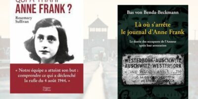 couvertures de deux livres consacrés à anne frank