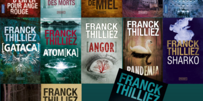couvertures des romans policiers composant la saga Sharko Hennebelle de l'auteur Franck Thilliez