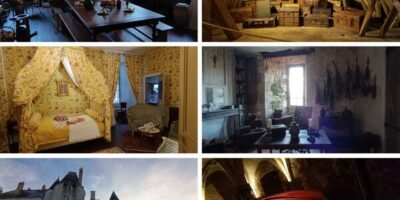 Différentes salles du château de Meung sur Loire