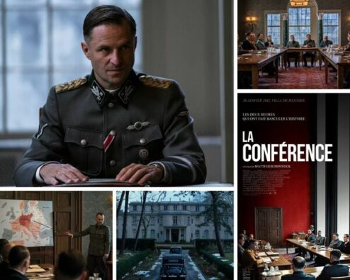 différentes scènes du film la conférence