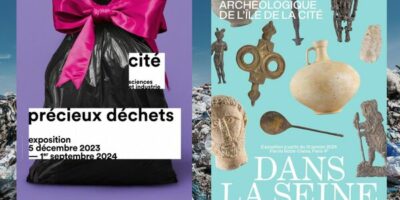 affiches des expositions précieux déchets et dans la seine