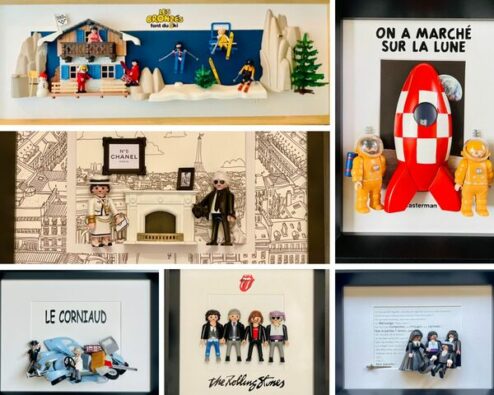 différentes créations de Mademoiselle Louise et les enfants terribles