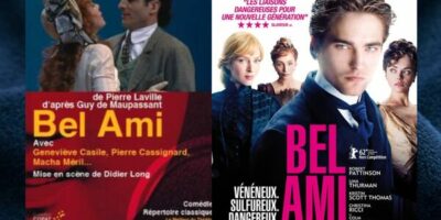affiche de deux adaptations de bel ami de maupassant