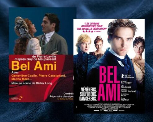 affiche de deux adaptations de bel ami de maupassant