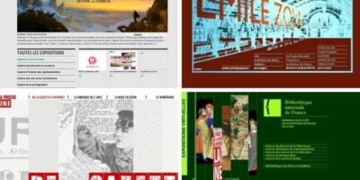 Différentes expositions virtuelles proposées par la BNF