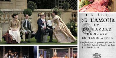 différentes mises en scène de la pièce Le jeu de l'amour et du hasard de Marivaux