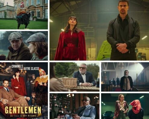 différentes scènes extraites de la série The gentlemen de Guy Ritchie