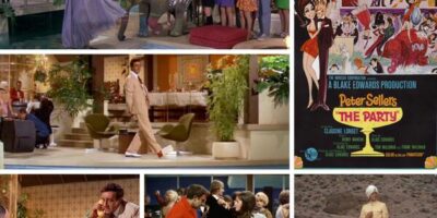 différentes scènes du film The Party de Blake Edwards