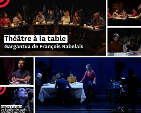différentes pièces lues dans le cadre de théâtre à la table de la Comédie française