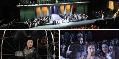 différentes vues de l'opéra turandot aux chorégies d'orange en 2012