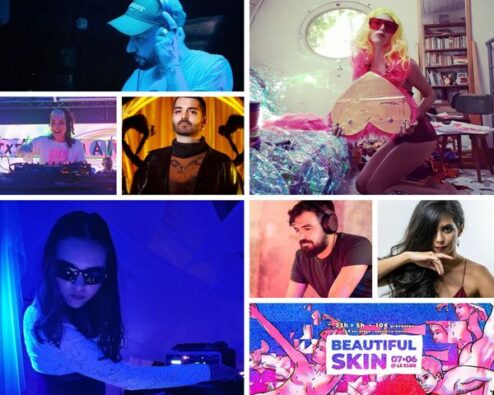 artistes participant à la soirée Beautiful skin de juin 2024