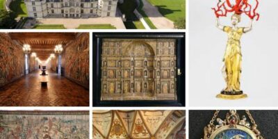 vues du chateau d'écouen et de certaines pièces des collections du musée de la renaissance