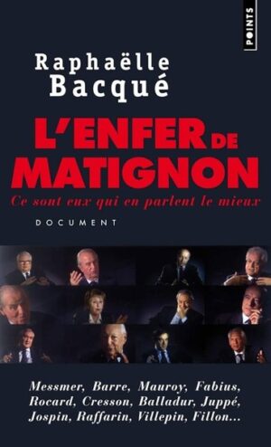 couverture du livre l'enfer de matignon