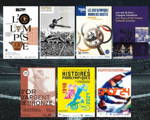 affiches d'expositions consacrées aux Jeux olympiques