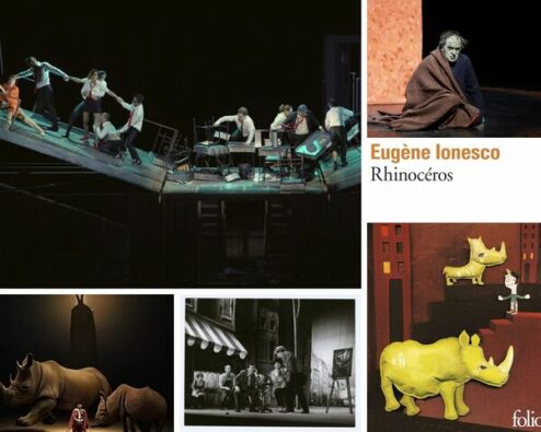 mises en scène de la pièce Rhinocéros de Ionesco