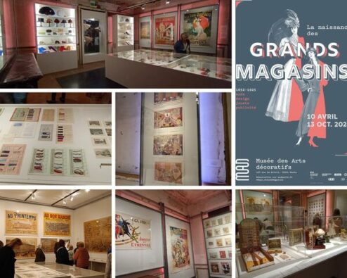 différents temps de l'exposition La naissance des grands magasins