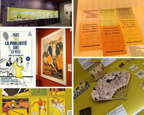 différentes vues de l'exposition Paris 1924 à la bibliothèque Forney