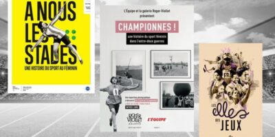 affiches de trois expos consacrées aux femmes dans le sport
