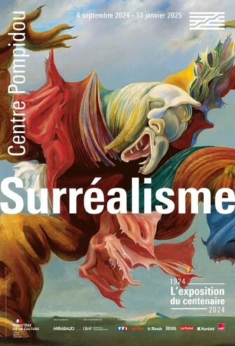 affiche de l'expo surréalisme au centre pompidou
