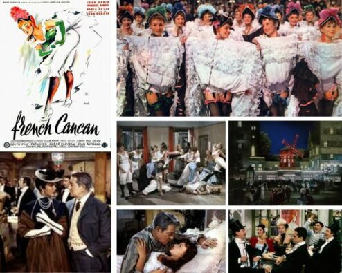 différentes scènes du film French cancan de jean renoir
