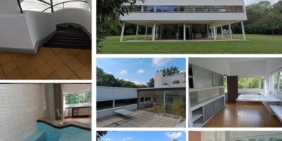 différentes vues de la villa savoye