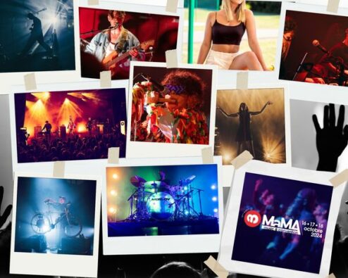 différentes photos d'artistes du MaMA 2024