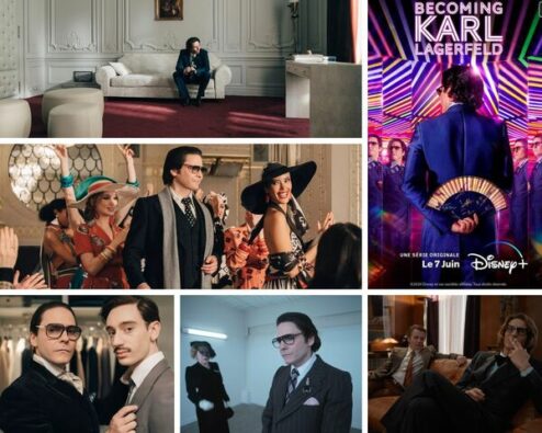 différentes scènes de la série becoming karl lagerfled