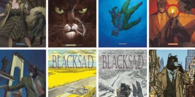 couvertures des différents tomes de la BD Blacksad