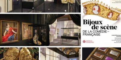 différentes vues de l'exposition bijoux de scène