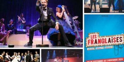 différentes scènes du spectacle les Franglaises