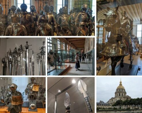 différentes salles du musée de l'armée de l'armée aux invalides