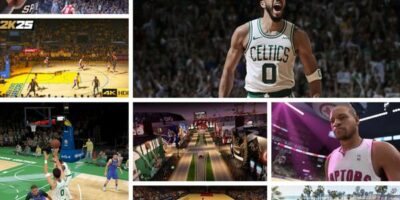 différentes séquences du jeu vidéo NBA 2K25