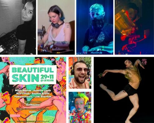 artistes participant à la soirée Beautiful Skin de novembre 2024
