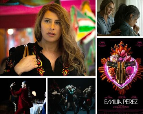différentes scènes du film Emilia Pérez