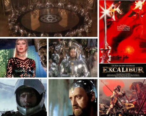 différentes scènes du film excalibur de boorman