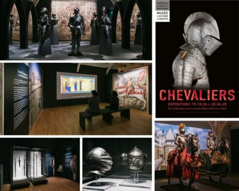 vues de l'exposition Chevalier à Nantes