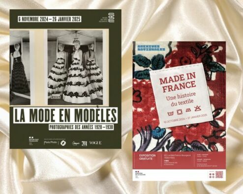 affiches des expositions Made in France et Mode en modèles