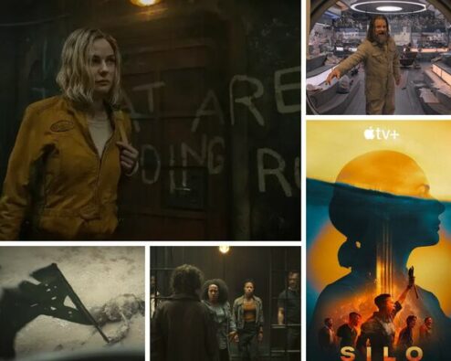 différentes scènes de la saison 2 de la série Silo