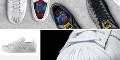 différentes vues de la superstar d'adidas designée par Zaha Hadid