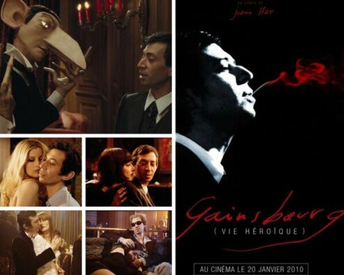différentes scènes du film Gainsbourg Vie héroïque