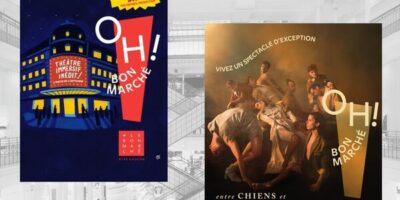 affiches des psectacles proposés par le bon marché
