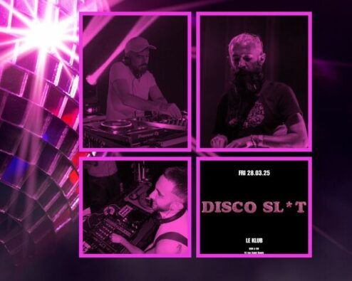 DJ présents pour la Discoslut Party de mars 2025