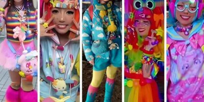 plusieurs tenues de decora kei