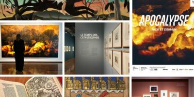 différents visuels de l'exposition Apocalypse à la BNF
