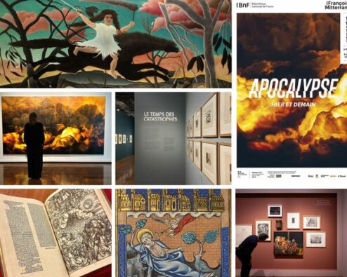 différents visuels de l'exposition Apocalypse à la BNF