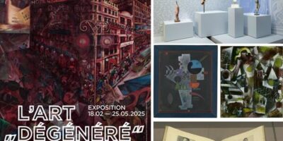 différentes vues de l'exposition sur l'art dégénéré au musée Picasso - Paris